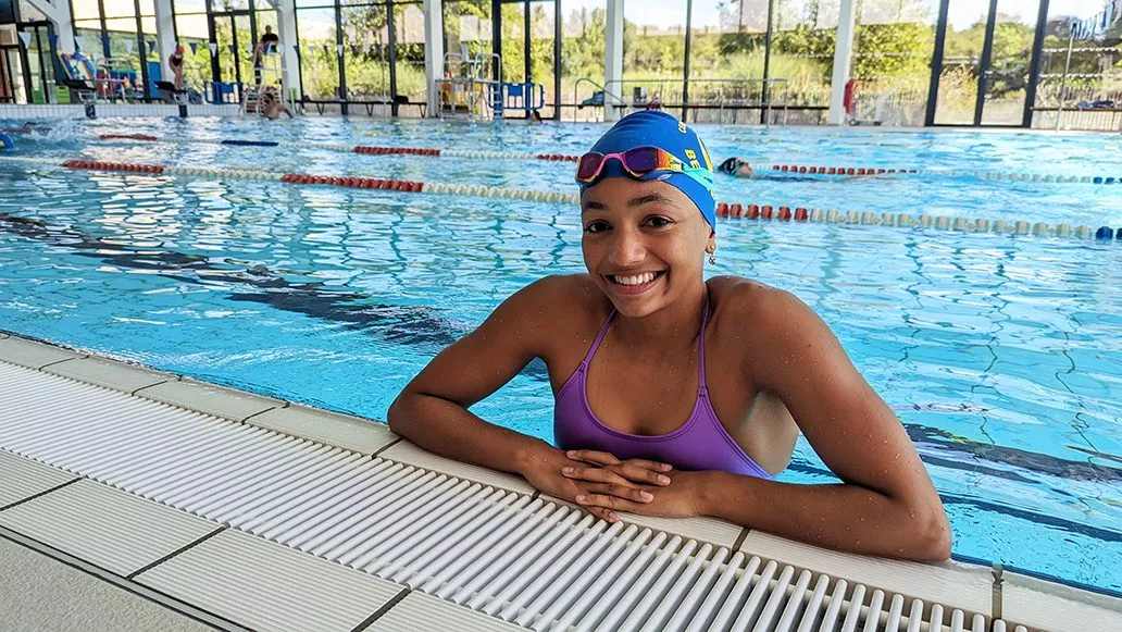 Noélie Lacour : L’espoir de la natation gabonaise