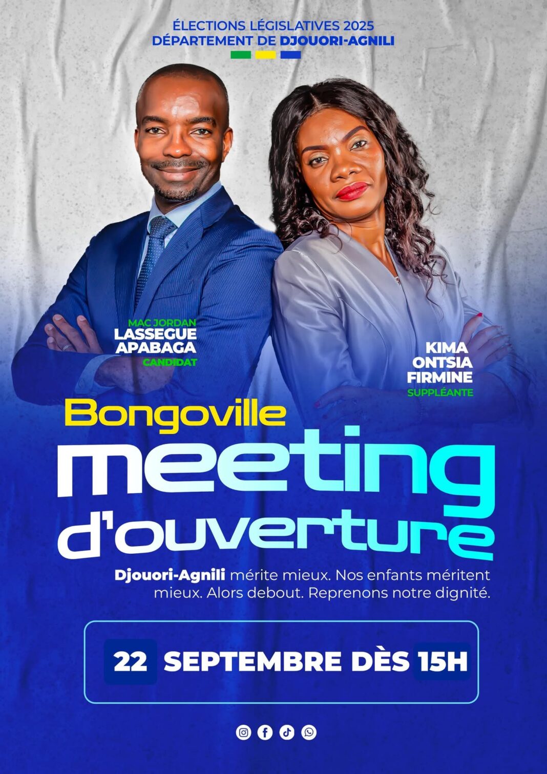 Législative 2025 : Lassegue Apabaga allie respect et projet