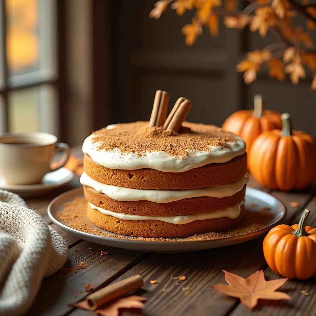 Gâteau « Pumpkin Spice » : l’automne dans chaque bouchée !
