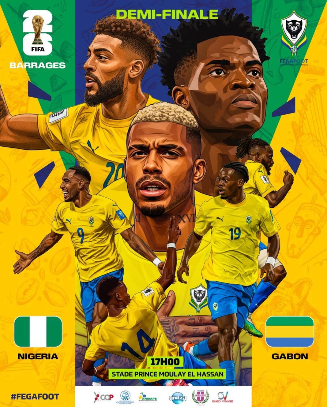 Gabon vs Nigeria : Combat épique pour le Mondial 2026