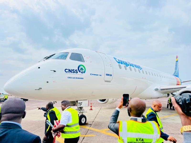 Congo Airways : Révolution avec l’Embraer E-190