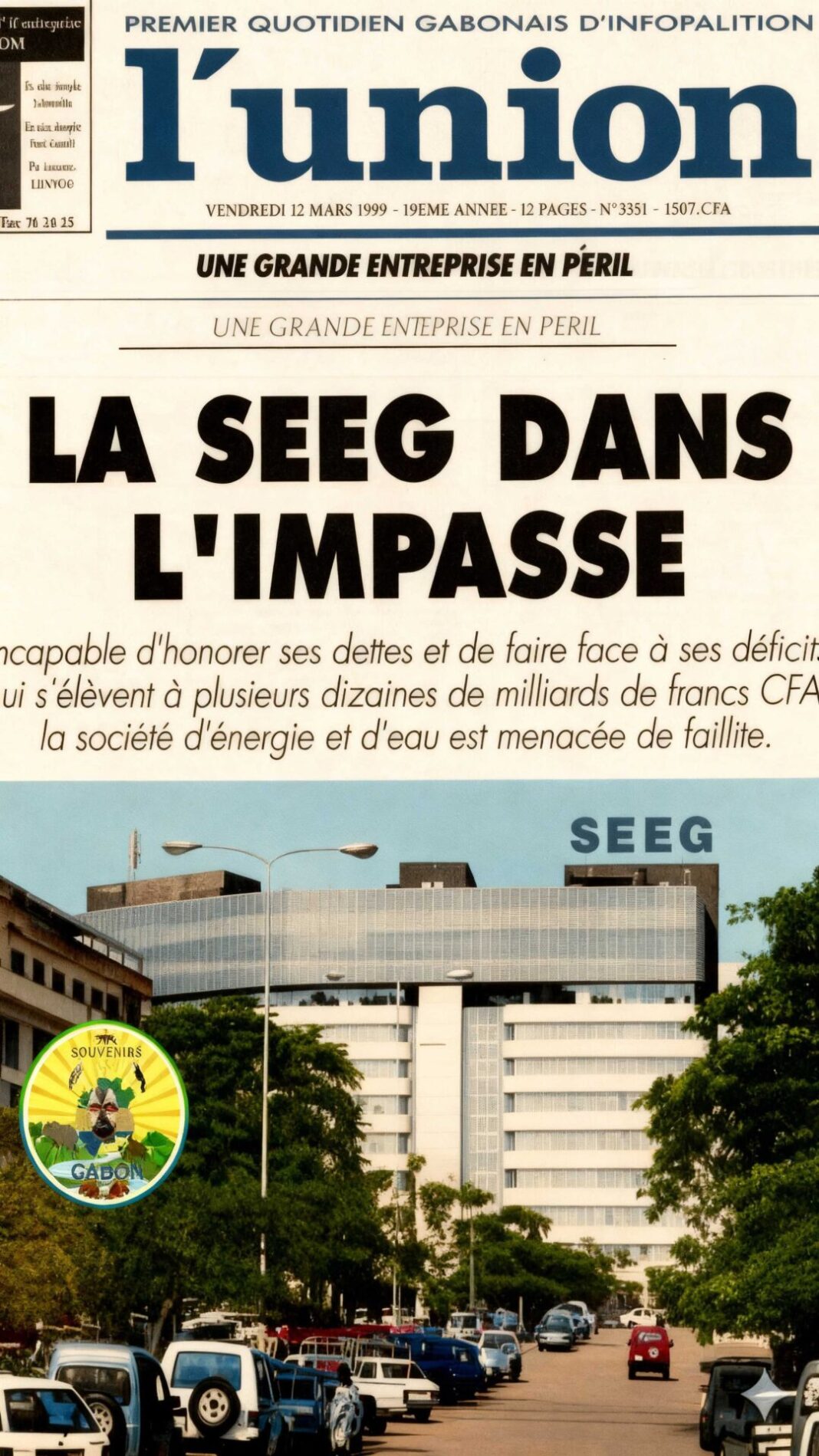 Le Chef de l’État face à plus de 26 ans de dette de la SEEG