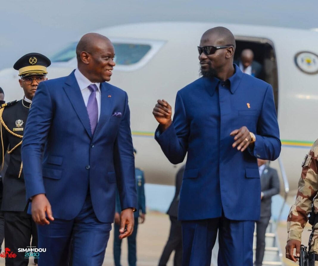 Le Président Gabonais salue la victoire de Mamadi Doumbouya