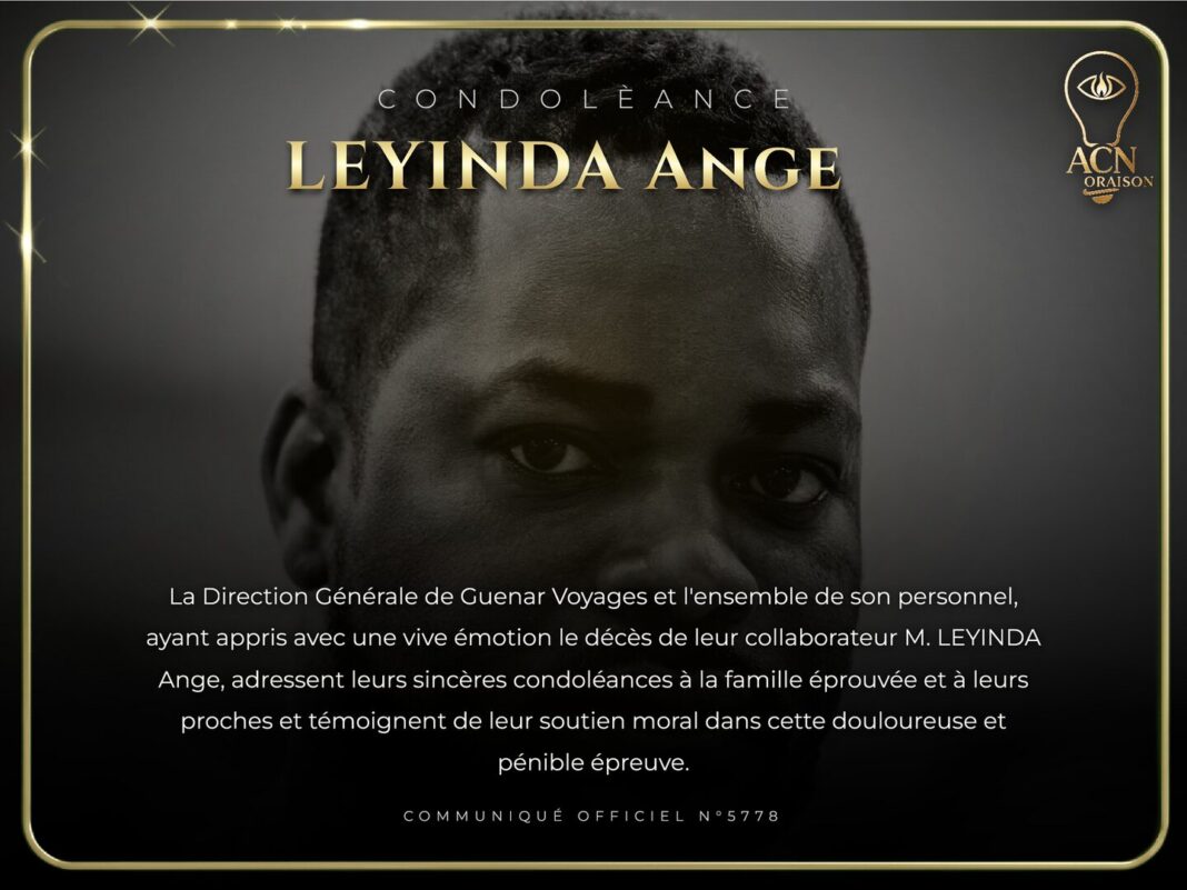 Condolèance LEYINDA Ange Condolèance LEYINDA Ange