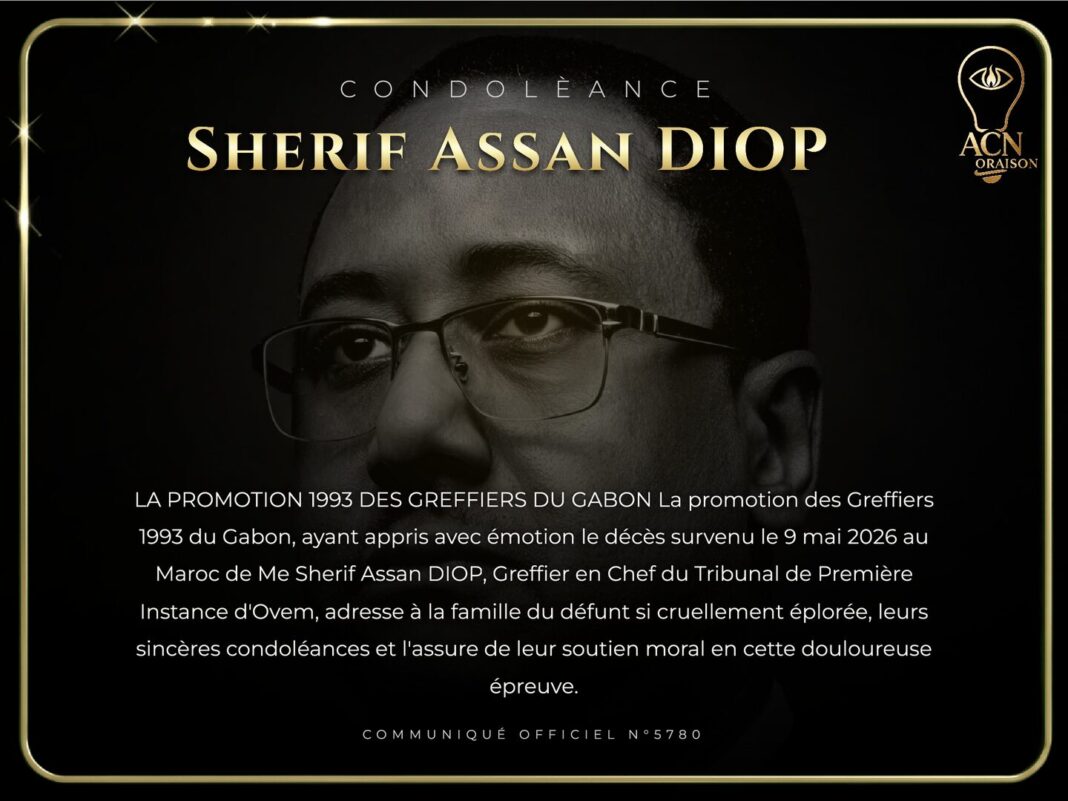 Condolèance Sherif Assan DIOP Condolèance Sherif Assan DIOP