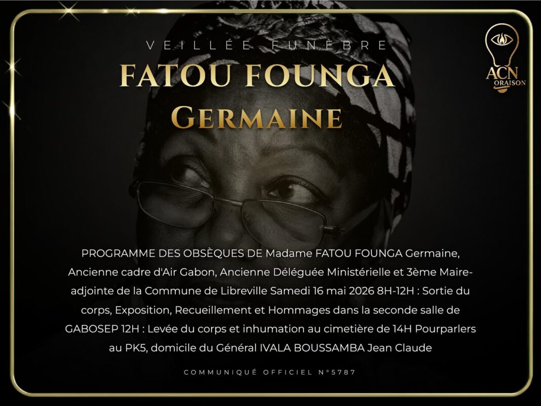Veillée funèbre FATOU FOUNGA Germaine Veillée funèbre FATOU FOUNGA Germaine
