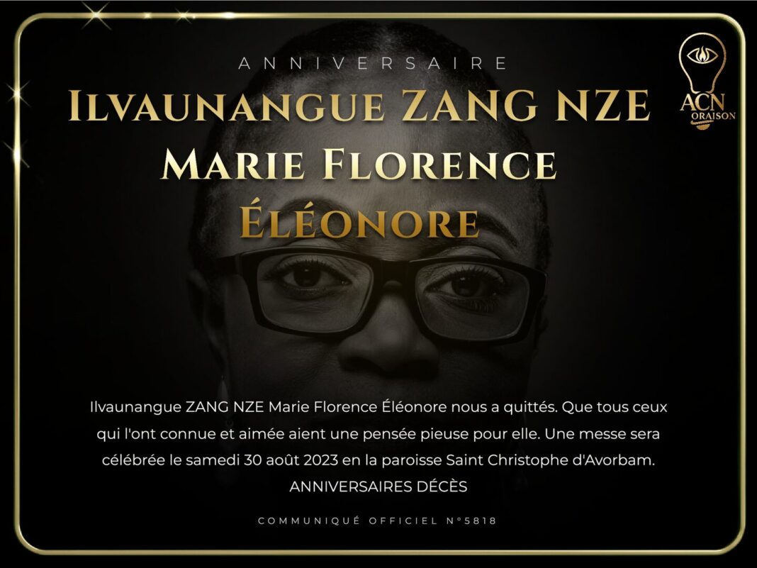Anniversaire Ilvaunangue ZANG NZE Marie Florence Éléonore Anniversaire Ilvaunangue ZANG NZE Marie Florence Éléonore