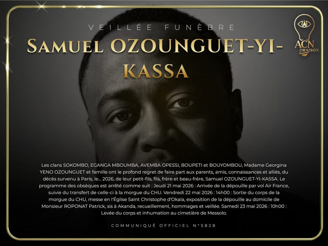 Veillée funèbre Samuel OZOUNGUET-YI-KASSA Veillée funèbre Samuel OZOUNGUET-YI-KASSA