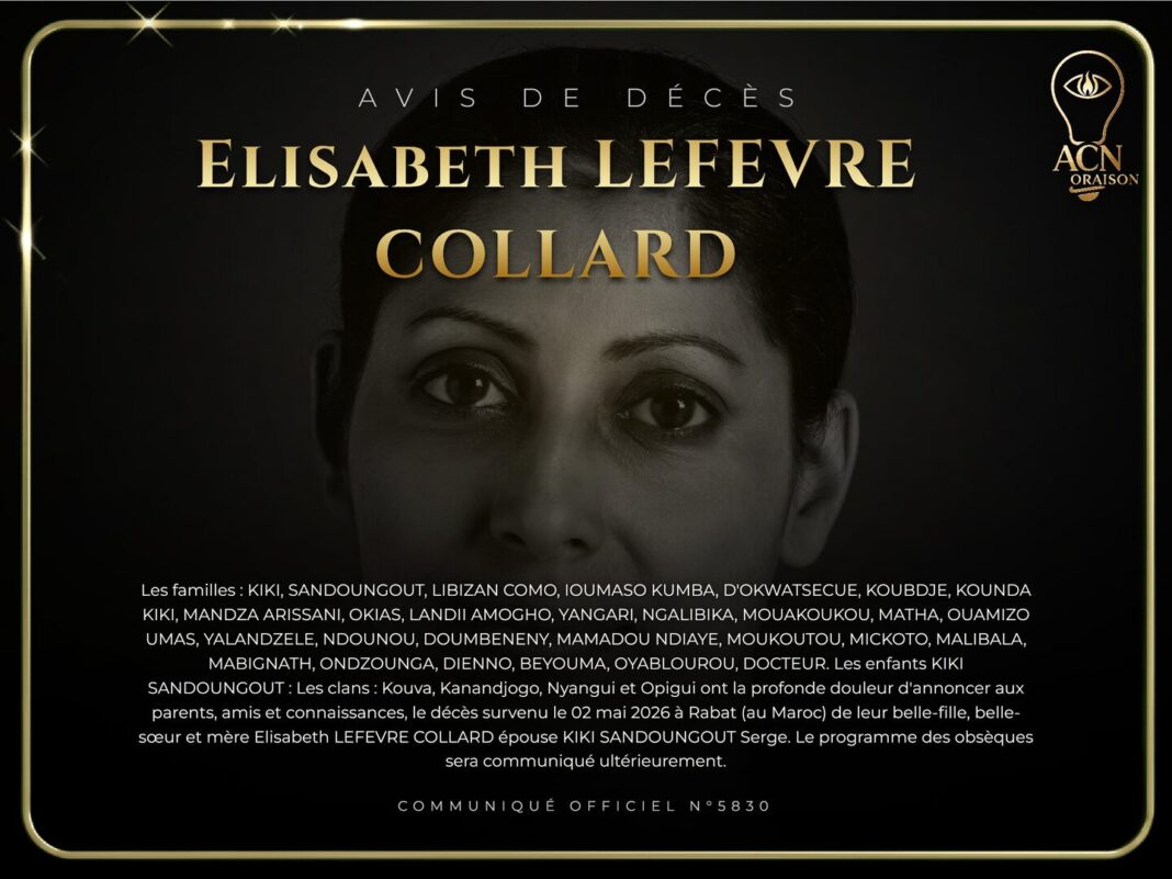 Avis de décès Elisabeth LEFEVRE COLLARD Avis de décès Elisabeth LEFEVRE COLLARD