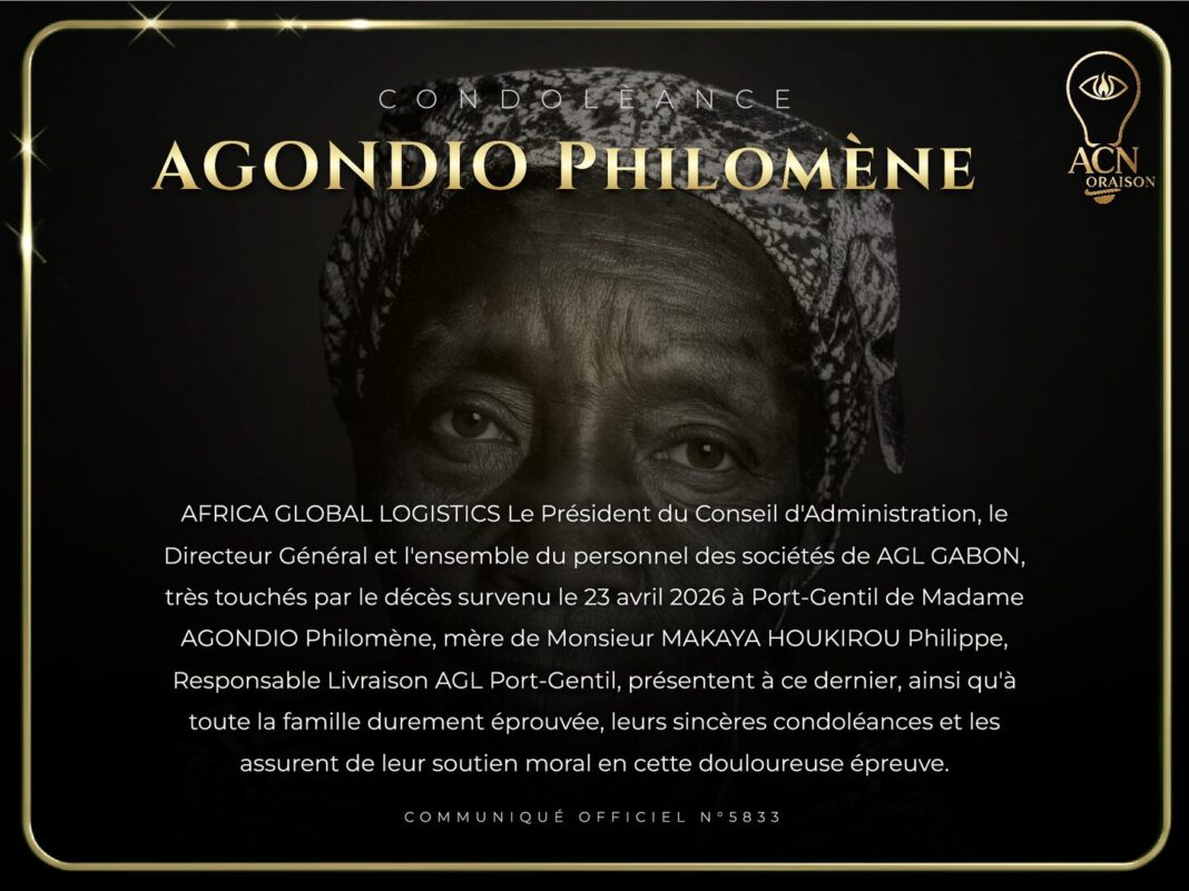 Condolèance AGONDIO Philomène Condolèance AGONDIO Philomène