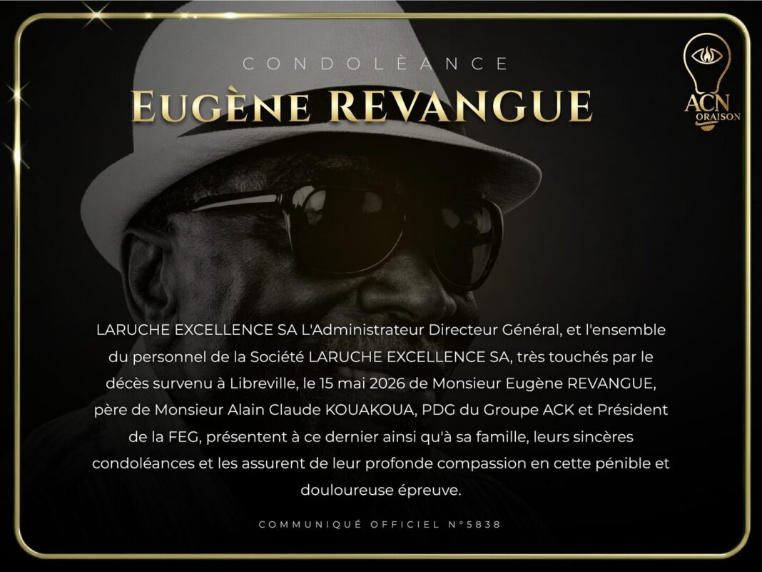 Condolèance Eugène REVANGUE Condolèance Eugène REVANGUE