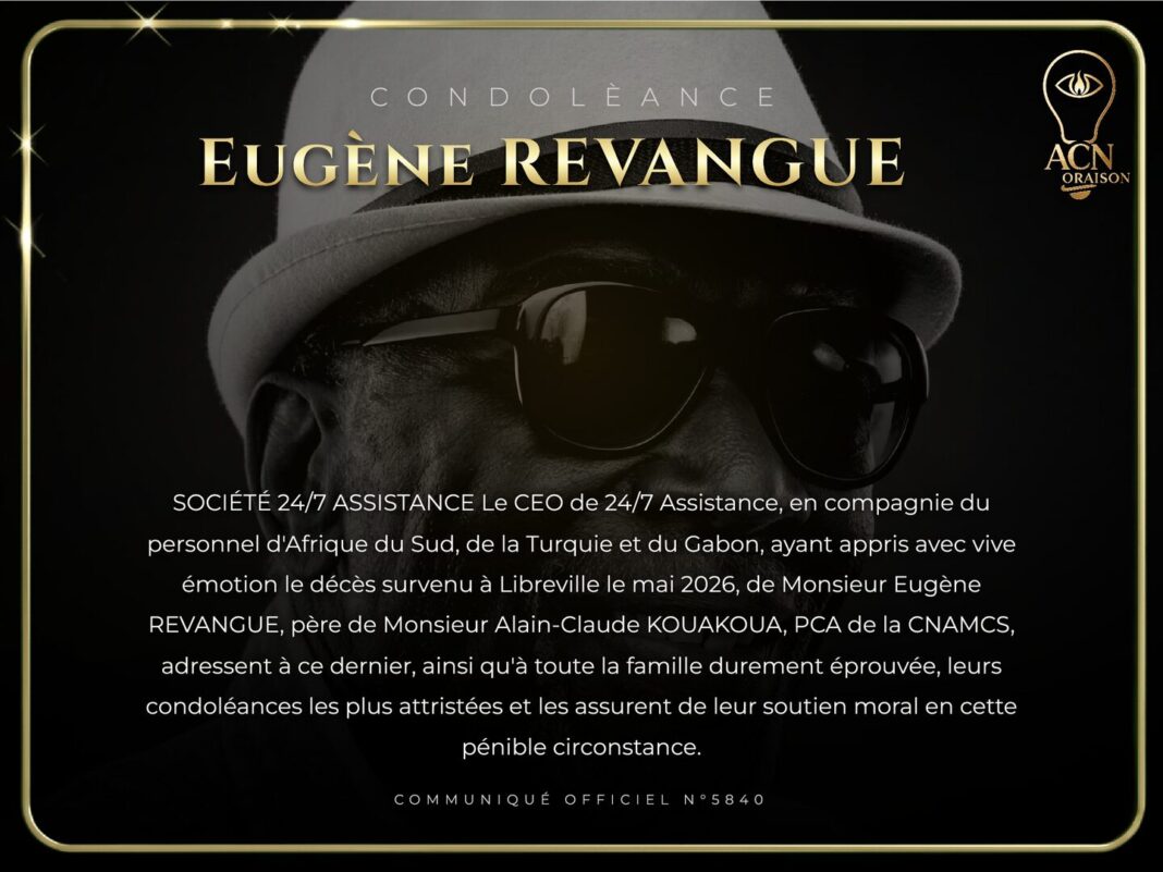 Condolèance Eugène REVANGUE Condolèance Eugène REVANGUE