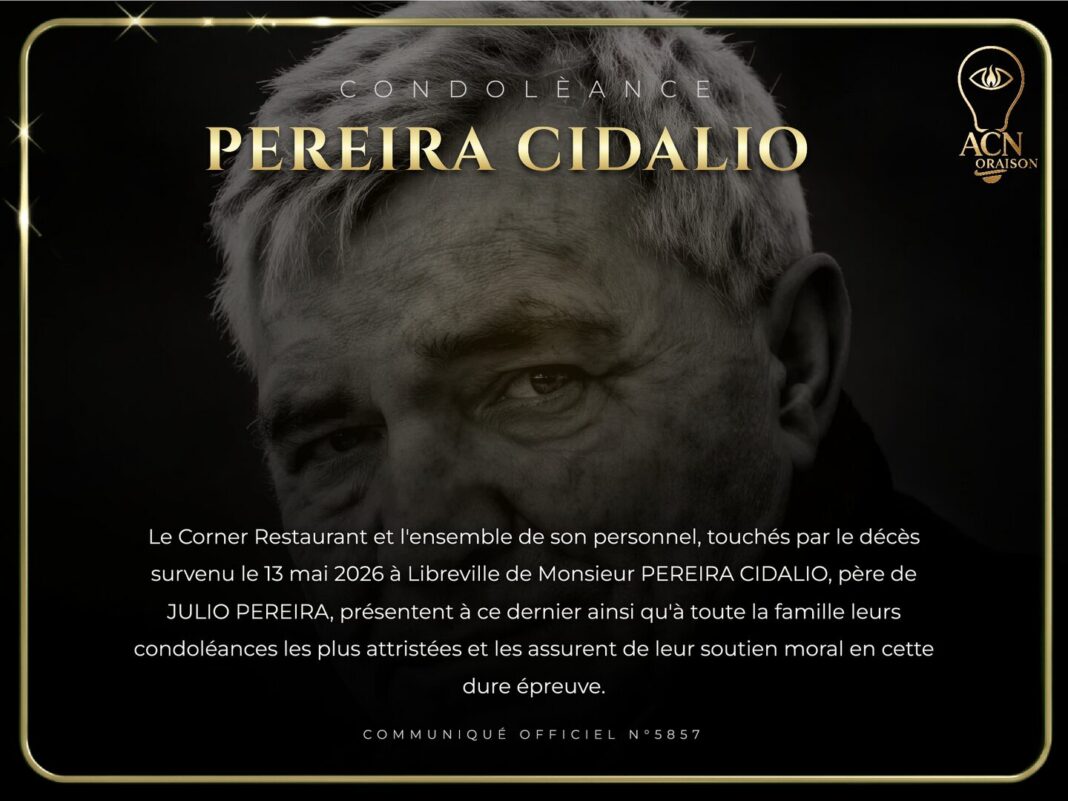 Condolèance PEREIRA CIDALIO Condolèance PEREIRA CIDALIO