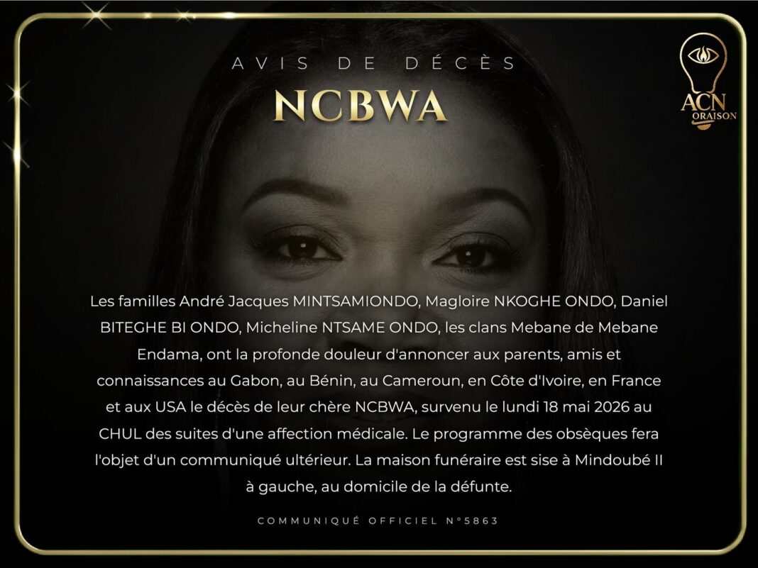 Avis de décès NCBWA Avis de décès NCBWA