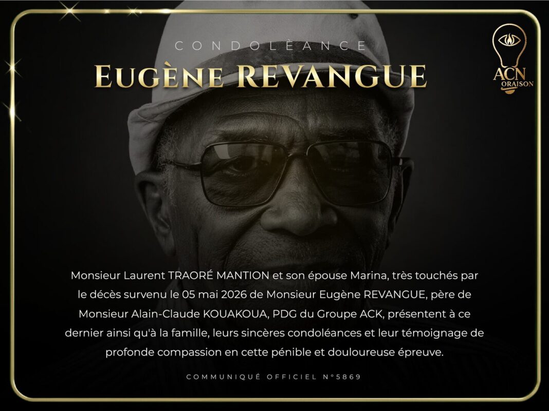 Condolèance Eugène REVANGUE Condolèance Eugène REVANGUE