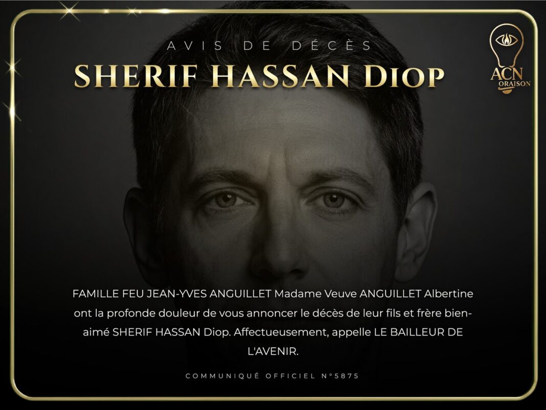 Avis de décès SHERIF HASSAN Diop Avis de décès SHERIF HASSAN Diop