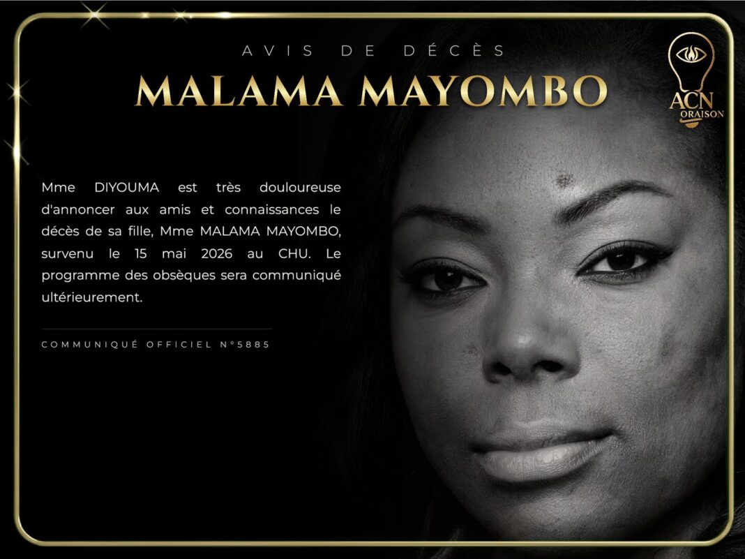 Avis de décès MALAMA MAYOMBO Avis de décès MALAMA MAYOMBO