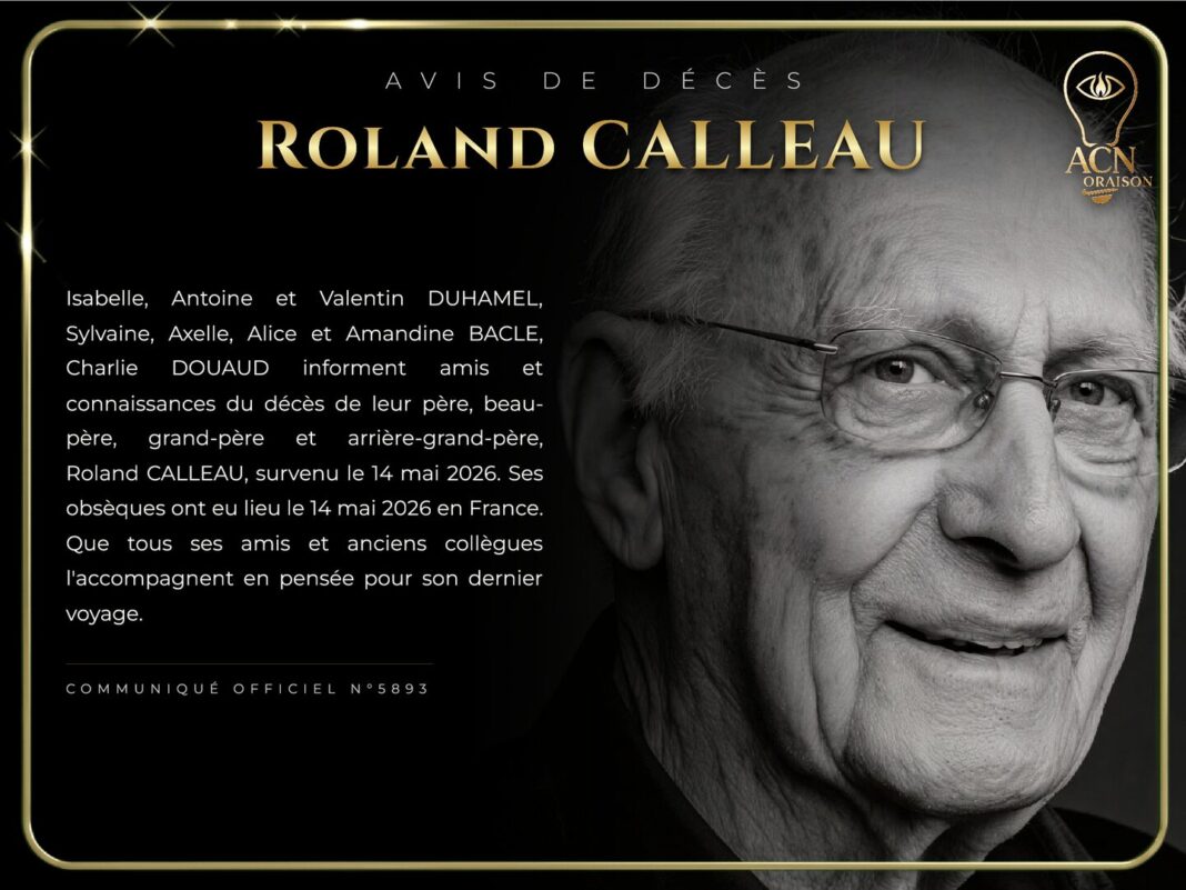 Avis de décès Roland CALLEAU Avis de décès Roland CALLEAU