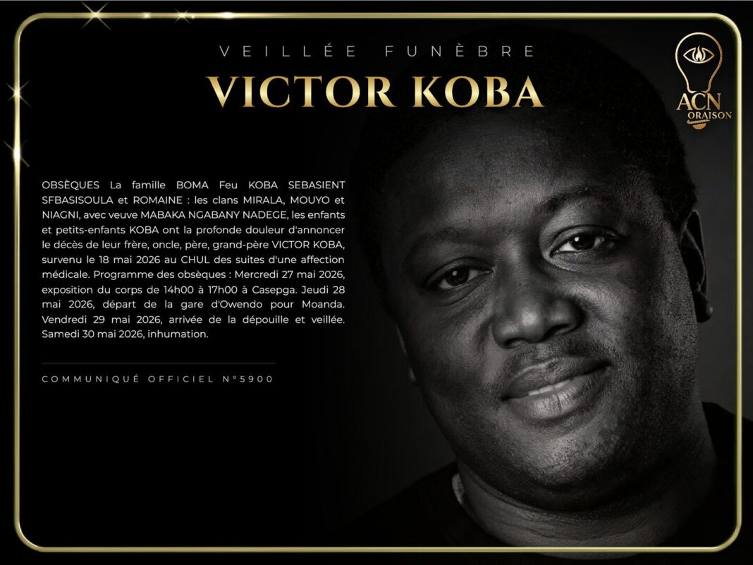 Veillée funèbre VICTOR KOBA Veillée funèbre VICTOR KOBA