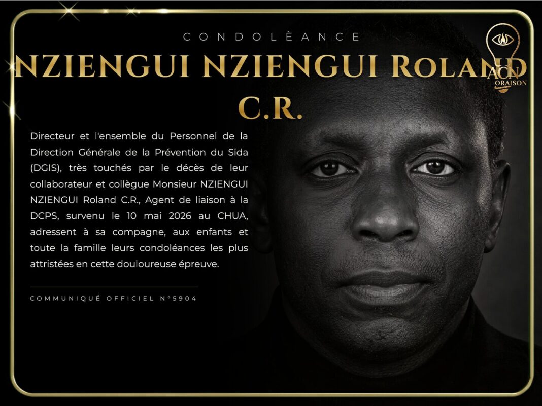 Condolèance NZIENGUI NZIENGUI Roland C.R. Condolèance NZIENGUI NZIENGUI Roland C.R.