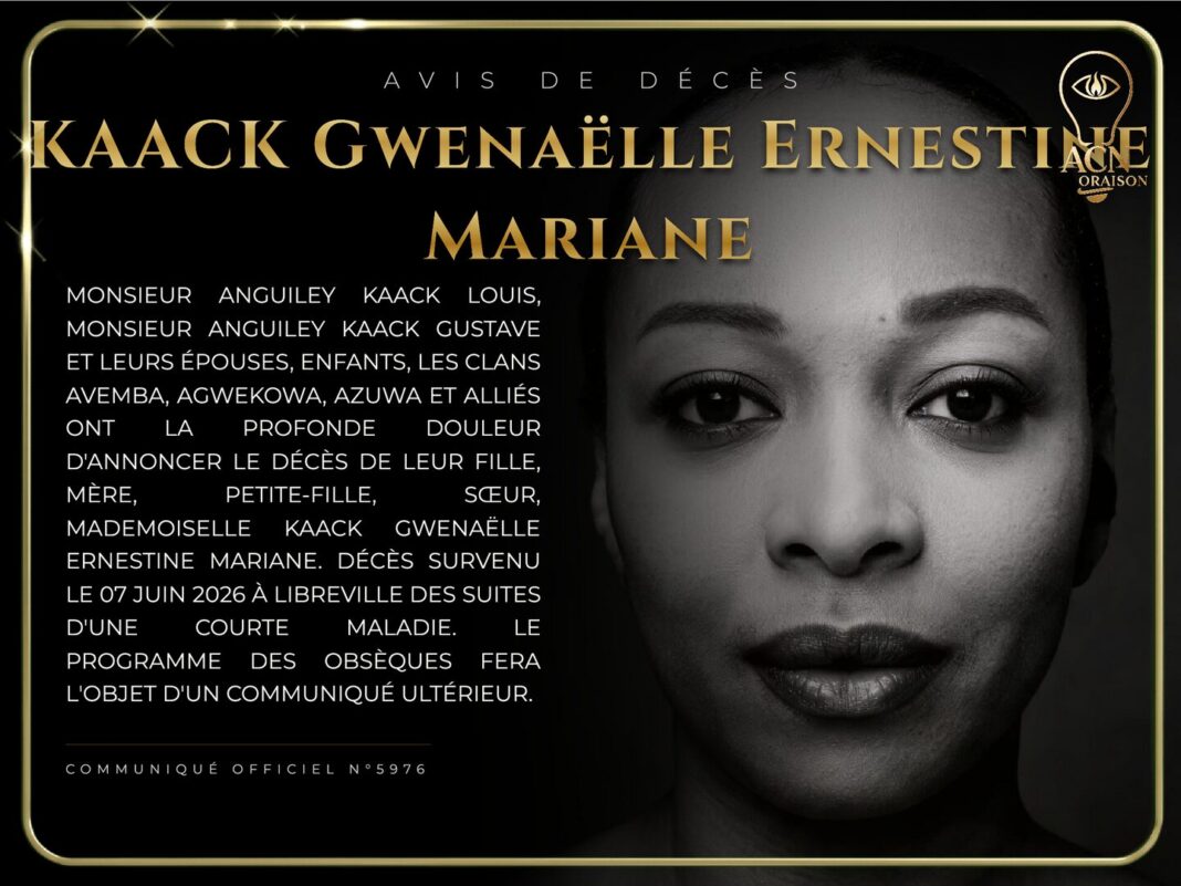 Avis de décès KAACK Gwenaëlle Ernestine Mariane Avis de décès KAACK Gwenaëlle Ernestine Mariane