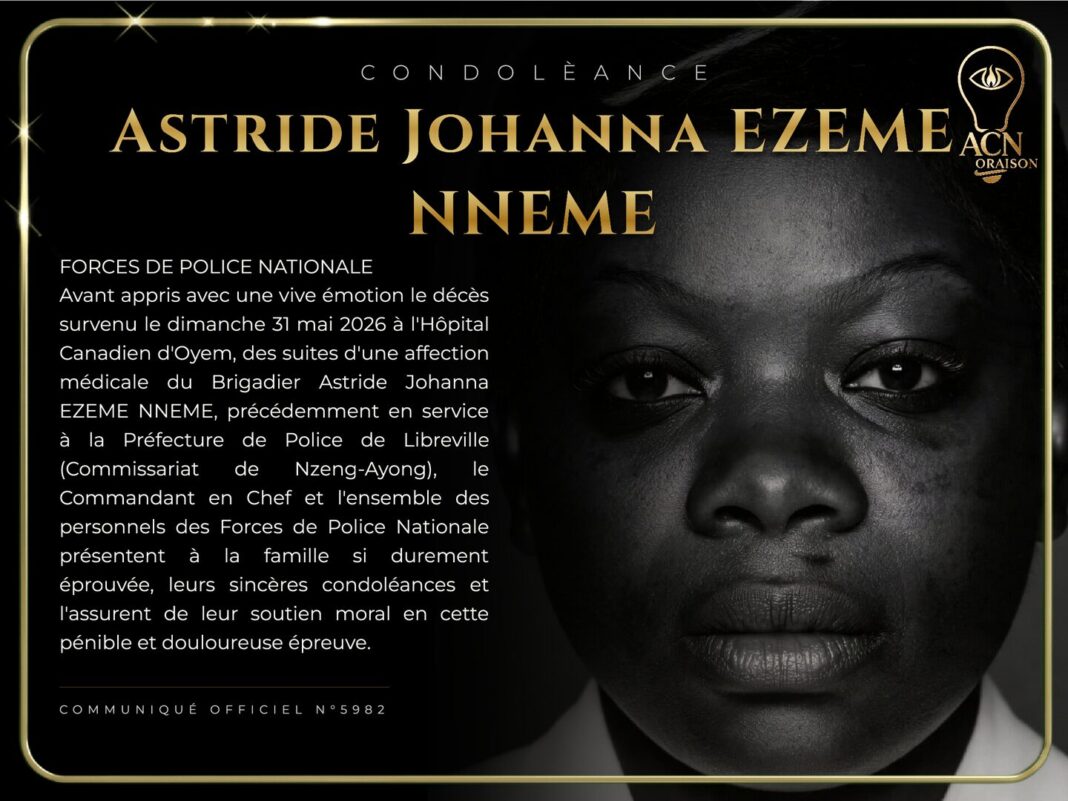 Condolèance Astride Johanna EZEME NNEME Condolèance Astride Johanna EZEME NNEME