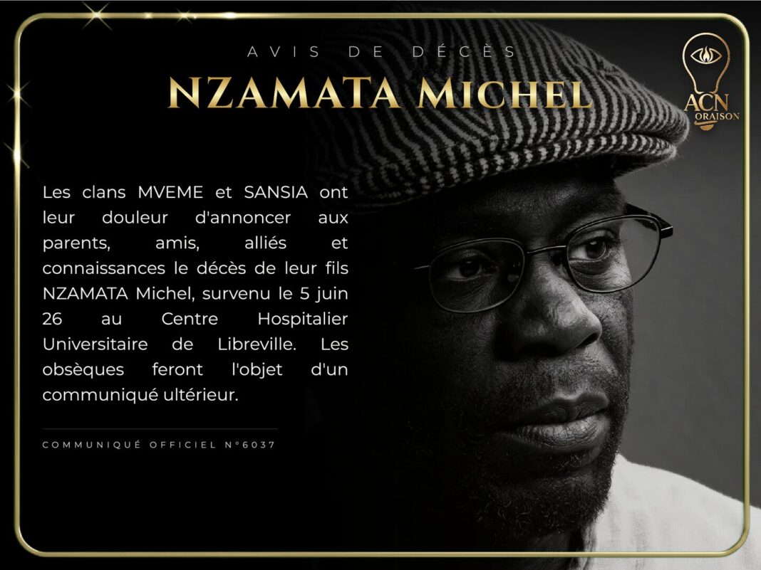 Avis de décès NZAMATA Michel Avis de décès NZAMATA Michel