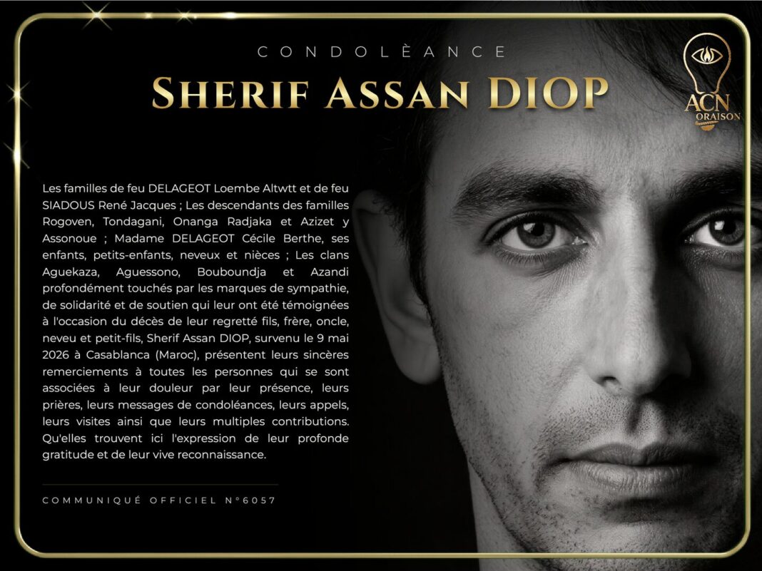 Condolèance Sherif Assan DIOP Condolèance Sherif Assan DIOP