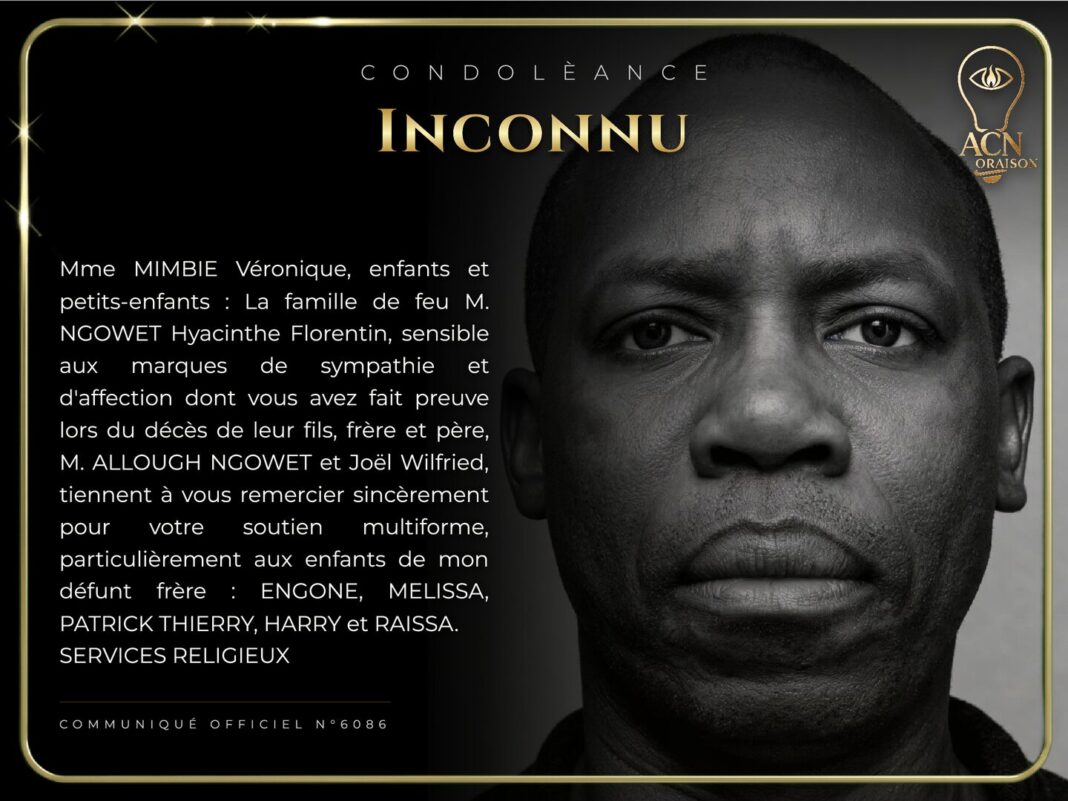 Condolèance Inconnu Condolèance Inconnu
