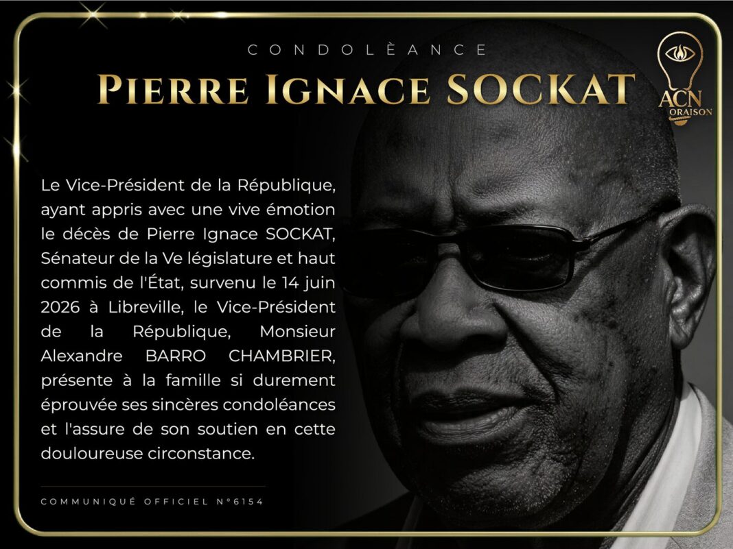 Condolèance Pierre Ignace SOCKAT Condolèance Pierre Ignace SOCKAT