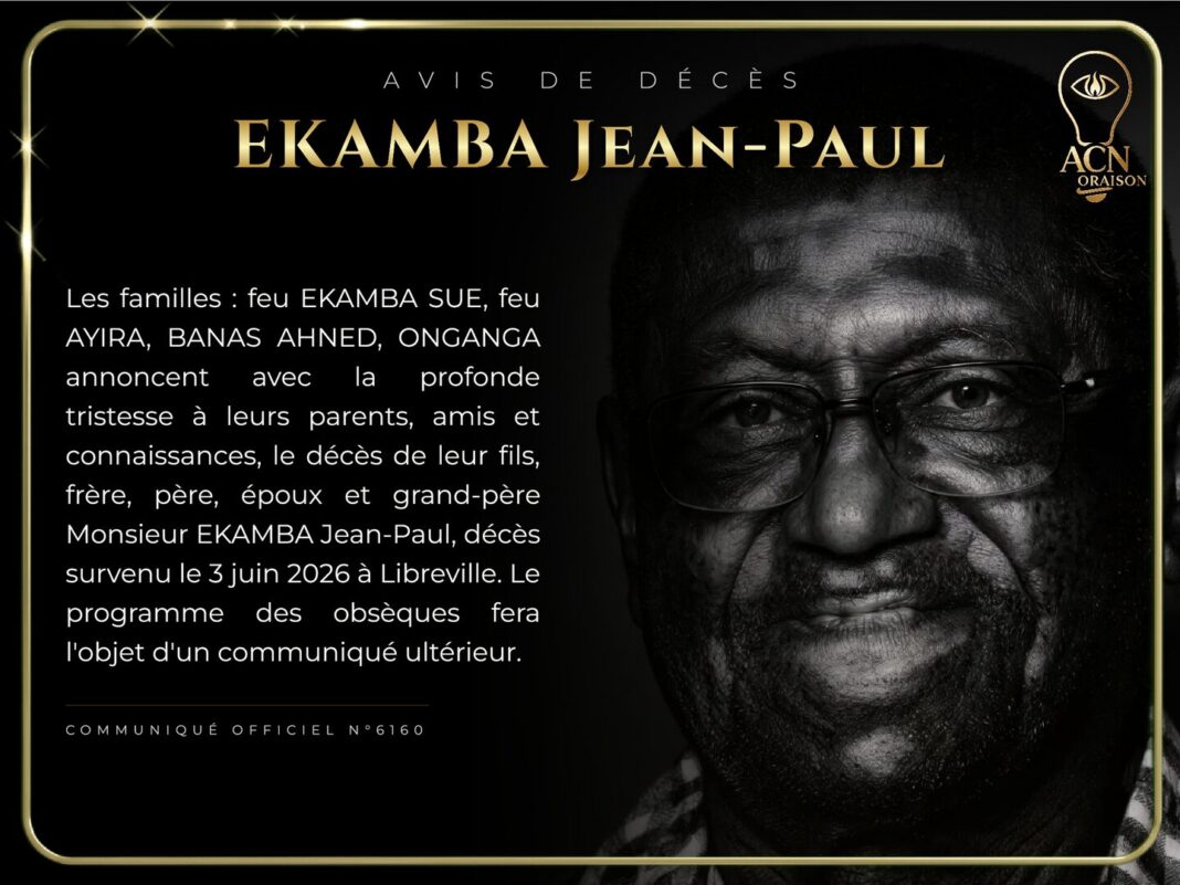 Avis de décès EKAMBA Jean-Paul Avis de décès EKAMBA Jean-Paul