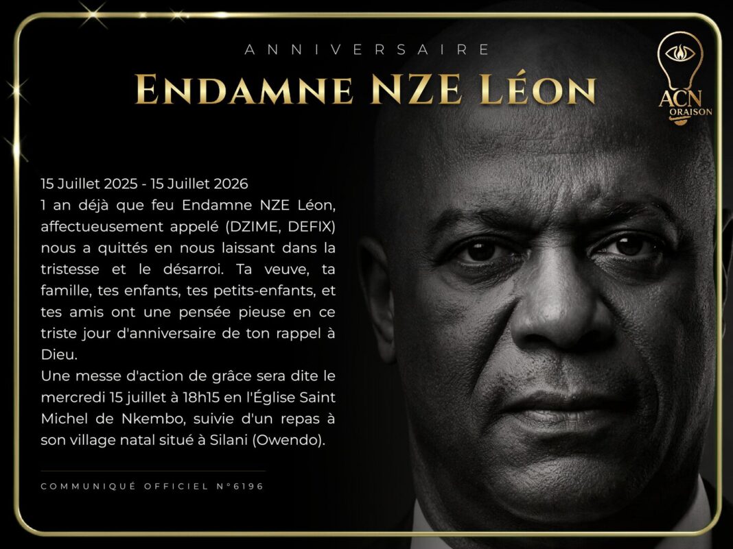 Anniversaire Endamne NZE Léon Anniversaire Endamne NZE Léon