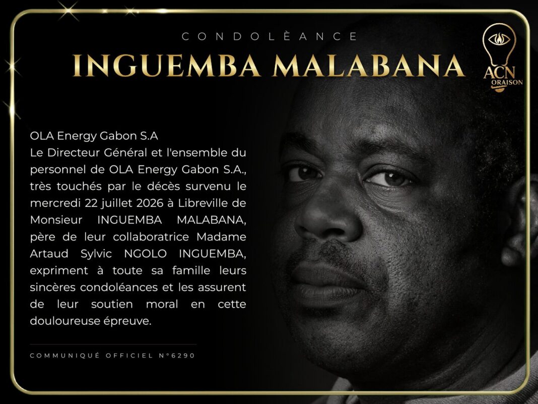 Condolèance INGUEMBA MALABANA Condolèance INGUEMBA MALABANA